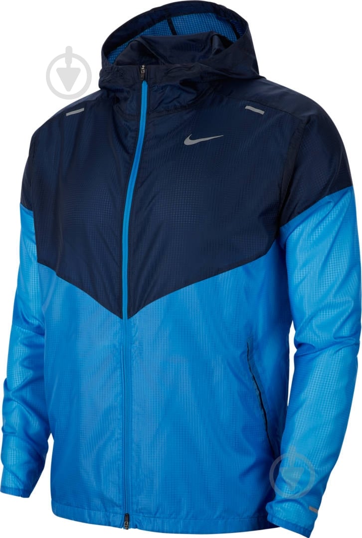 Ветровка мужская Nike M NK WINDRUNNER JKT CK6341-402 р.S голубая - фото 1 Ветровка мужская Nike M NK WINDRUNNER JKT CK6341-402 р.S голубая - фото 1