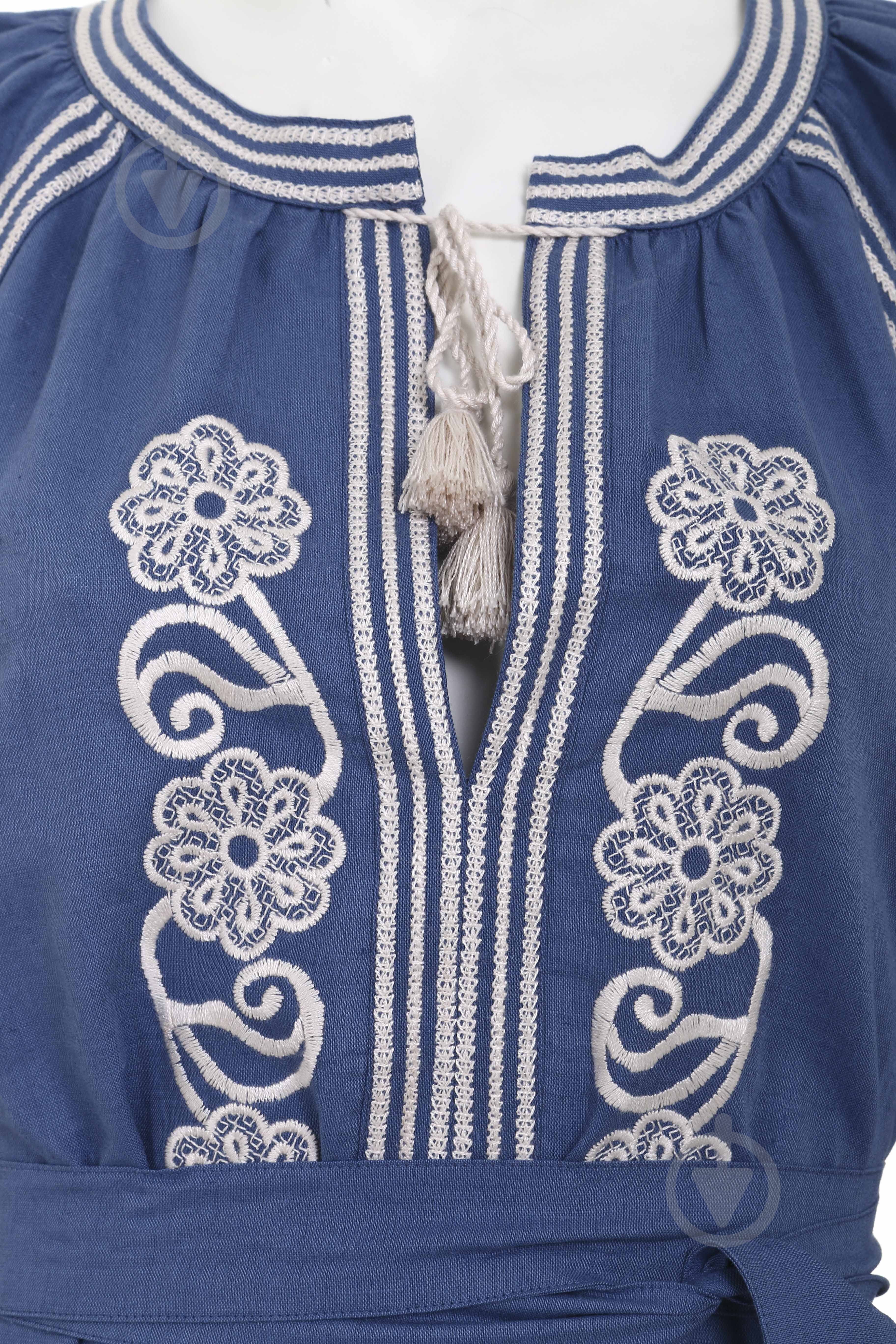 Платье AnnaBo Дерево синий р. L - фото 6