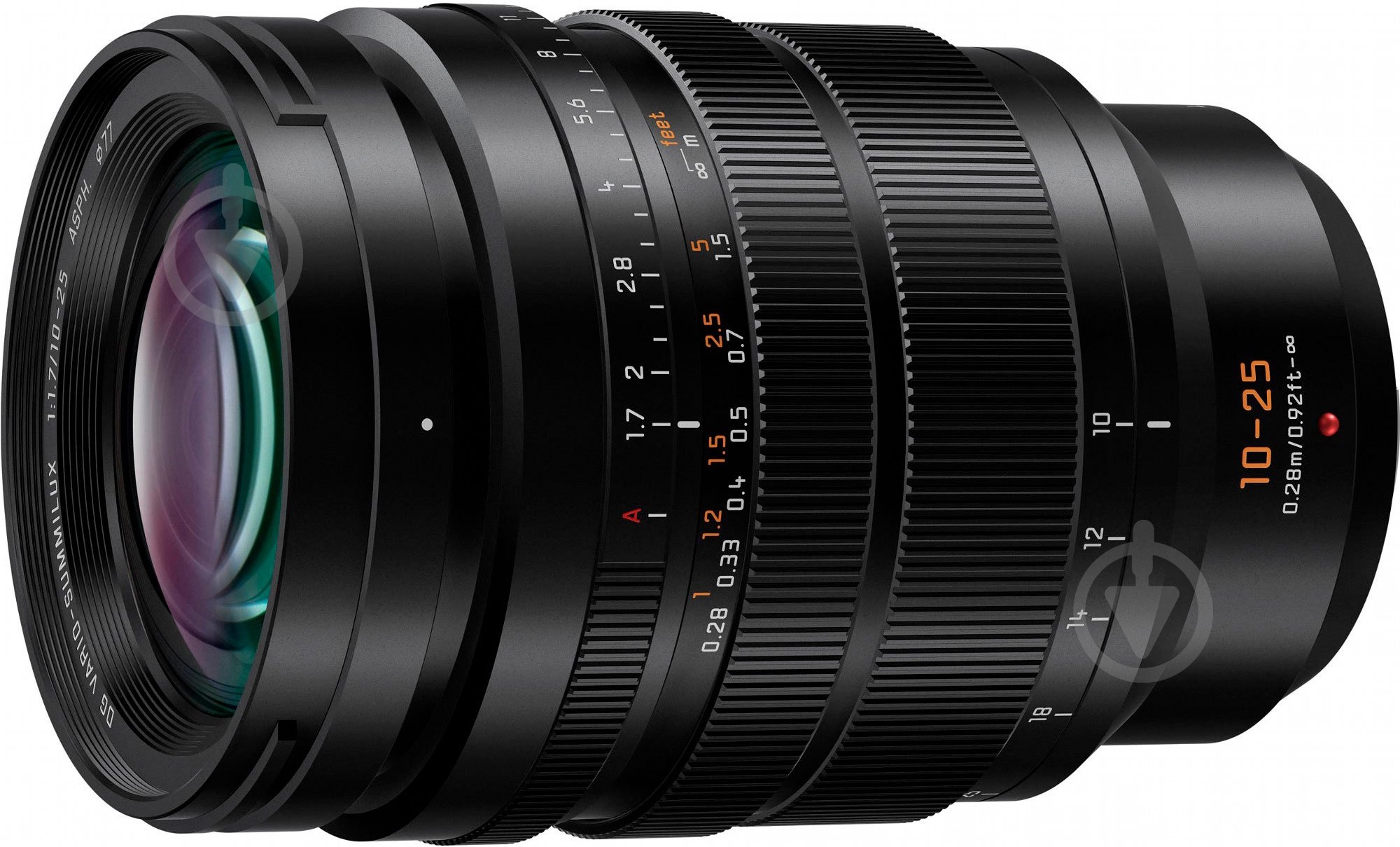 Объектив Panasonic Micro 4/3 Lens 10-25mm f/1.7 ASPH.Lumix G (H-X1025E) - фото 1