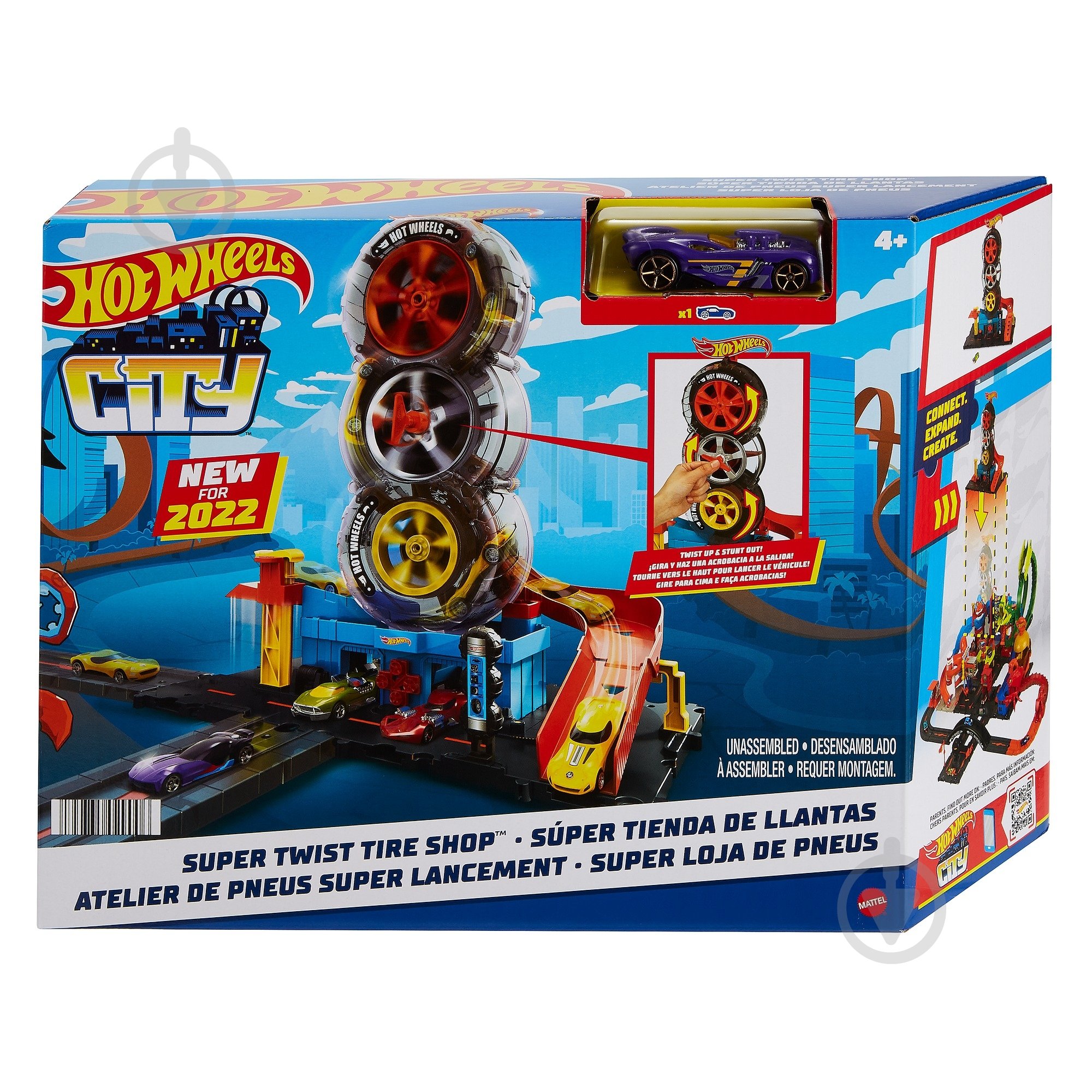 Ігровий набір Hot Wheels Карколомні трюки в шиномонтажі HDP02 - фото 6
