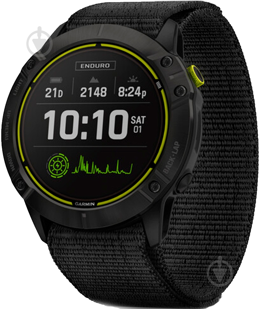 Смарт-годинник Garmin Enduro GPS Solar black (010-02408-01) - фото 1