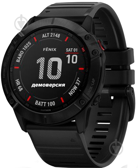 Смарт-часы Garmin Fenix 6X Pro black (010-02157-01) - фото 1