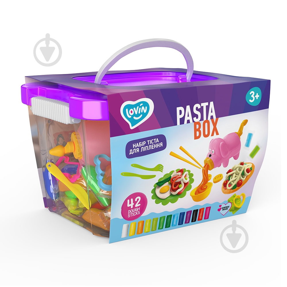 Набор теста для лепки Lovin Maxi Box 41138 - фото 1