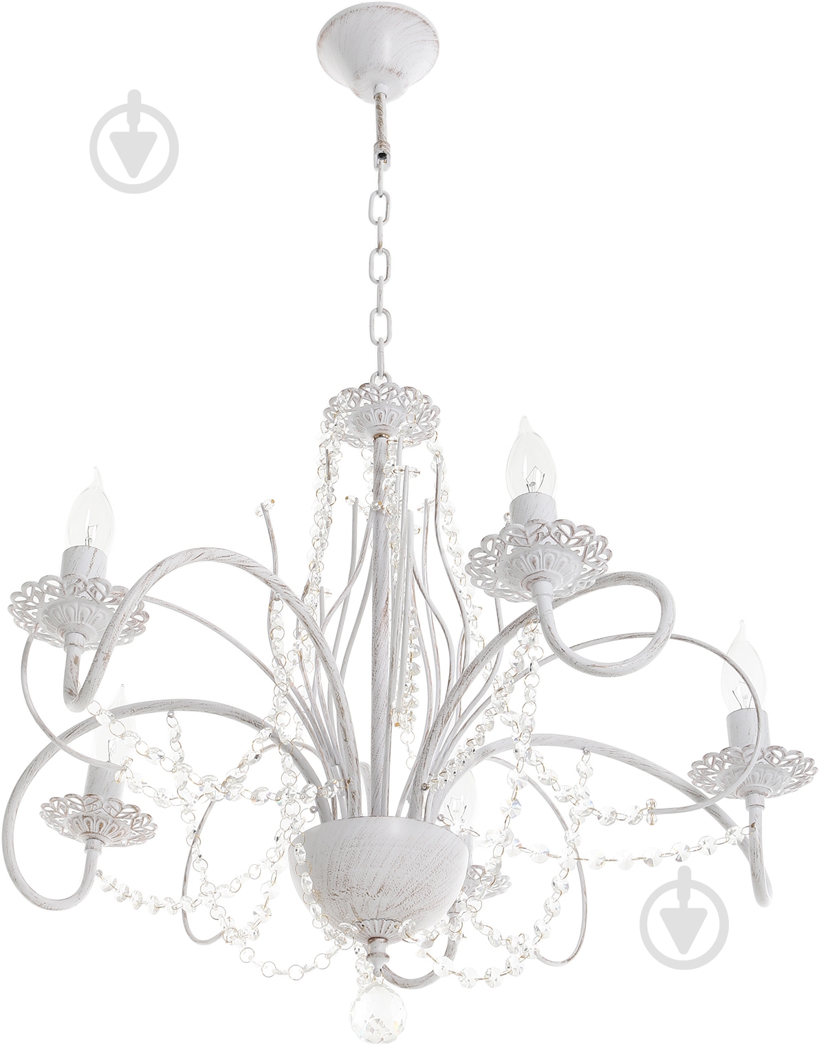 Люстра подвесная Victoria Lighting 5xE14 белый Arfa/SP5 - фото 1