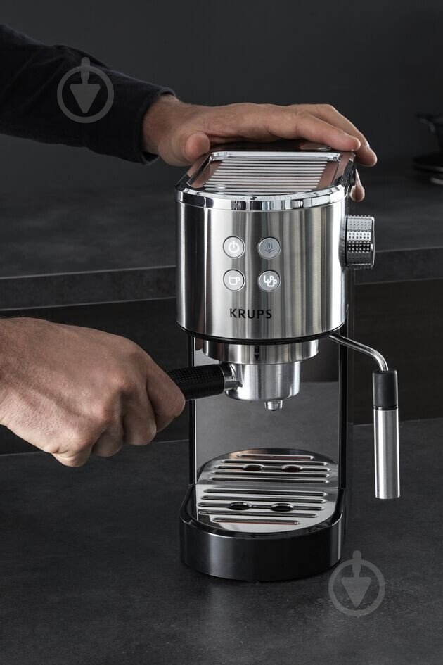 Кофеварка рожковая Krups XP442C11 VIRTUOSO - фото 14 Кофеварка рожковая Krups XP442C11 VIRTUOSO - фото 14