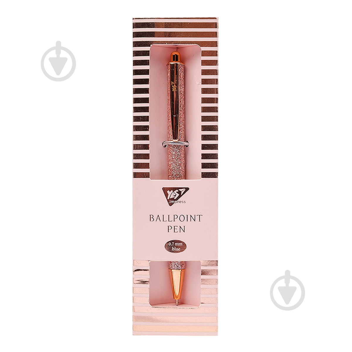 Ручка шариковая YES Rose Gold 411943 - фото 2