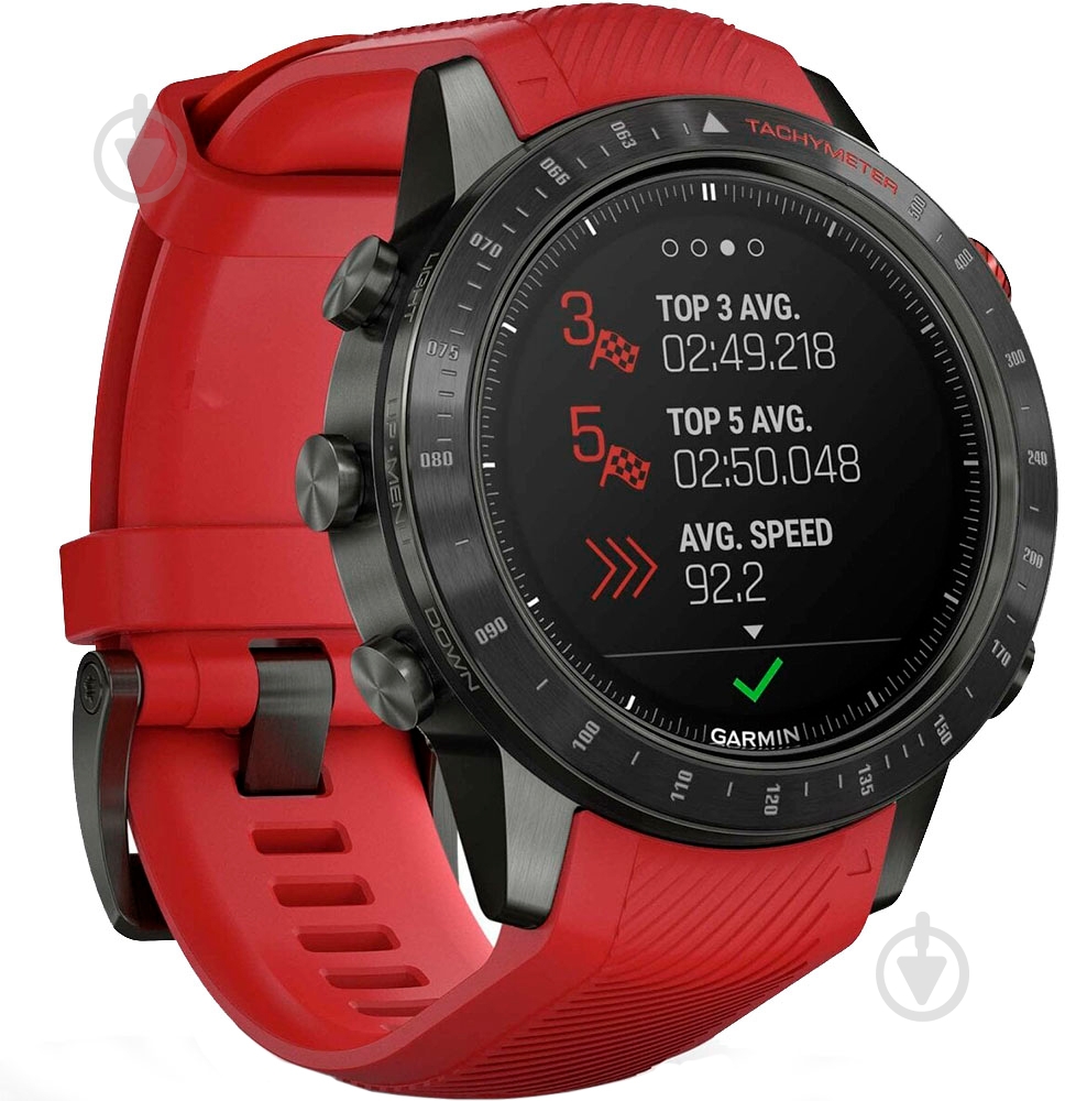 Смарт-часы Garmin MARQ Driver Performance Edition red (010-02567-01) - фото 7
