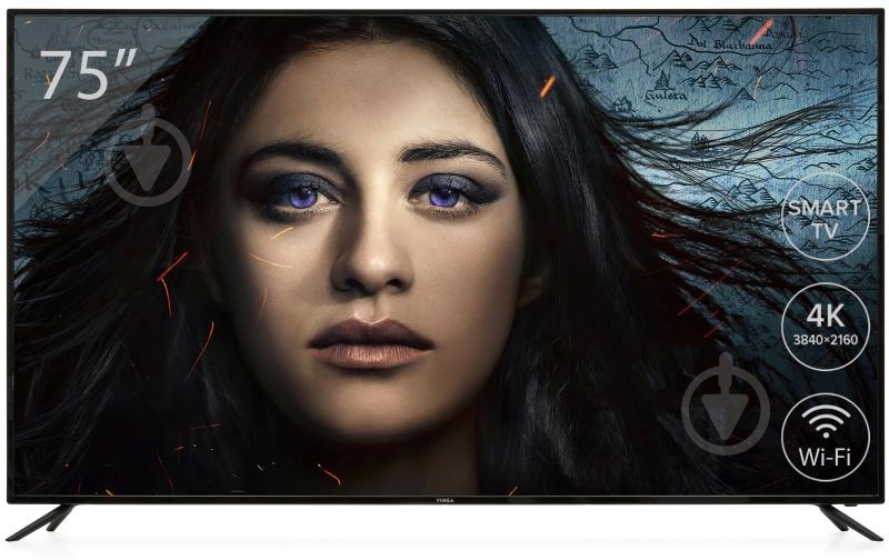 Телевізор Vinga S75UHD20B - фото 1