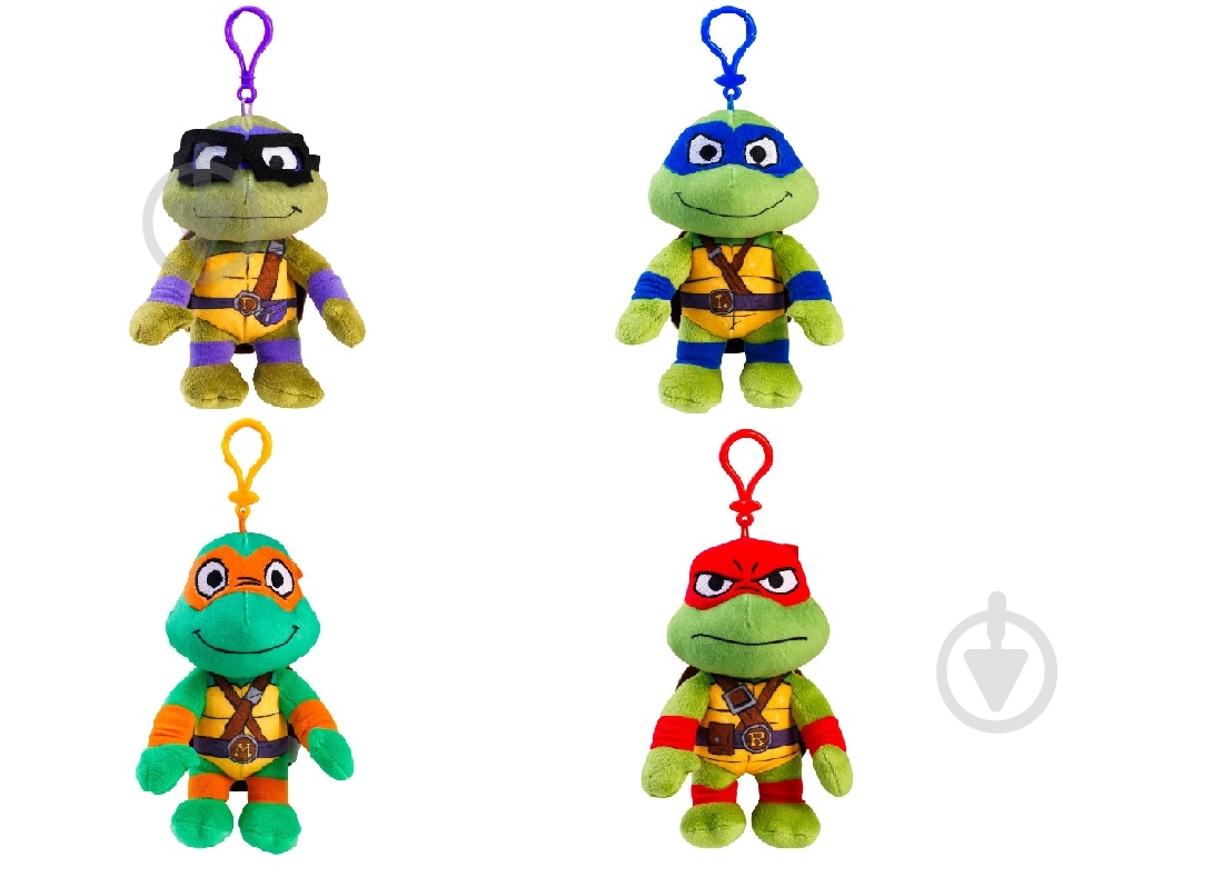 Мягкая игрушка TMNT Черепашки Ниндзя 15 см в ассортименте NT7002 - фото 1