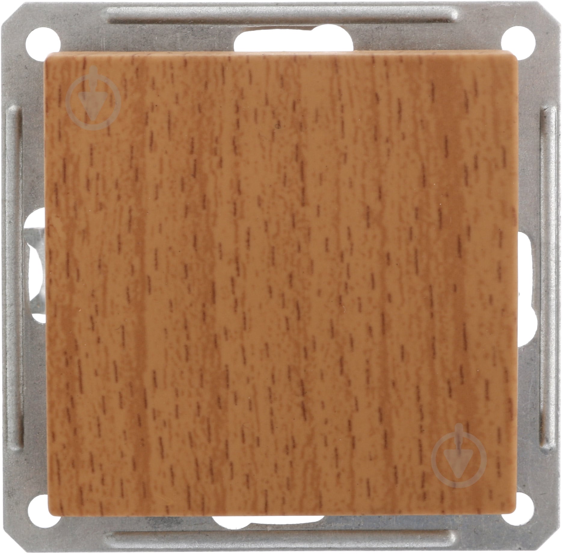 Выключатель одноклавишный Schneider Electric Wessen W-59 без подсветки бук - фото 1