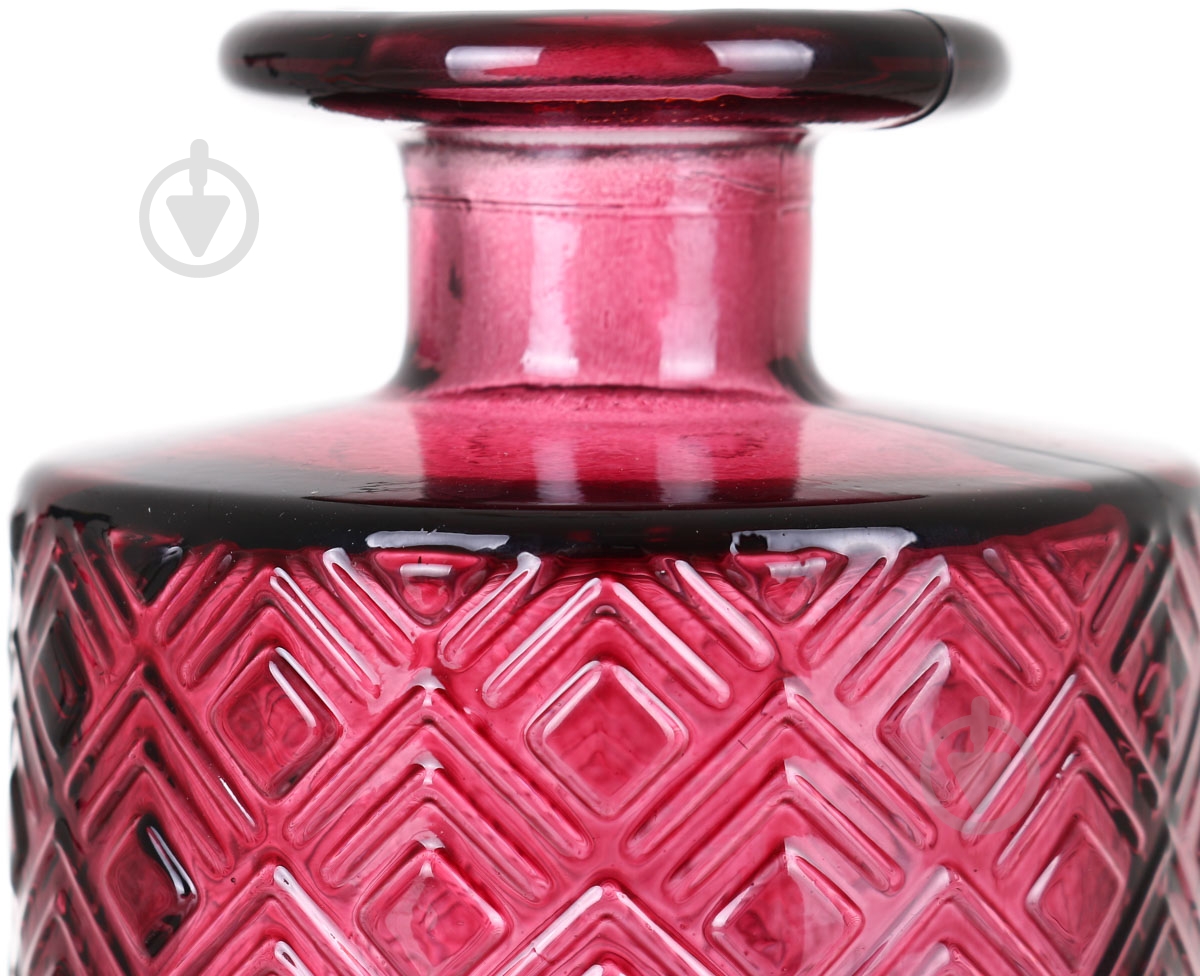 Ваза скляна San Miguel NIHON 16 см 16 см гранат 5829DB484 - фото 2