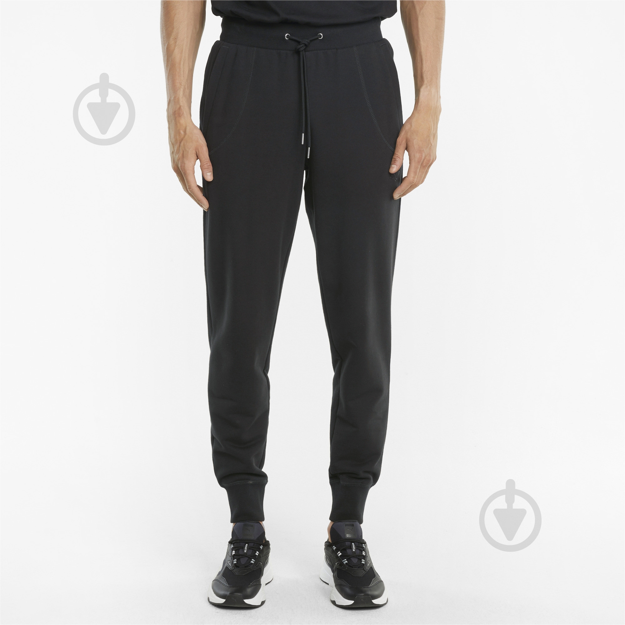 Брюки Puma JTS Pants TR 53229401 р. L черный - фото 1