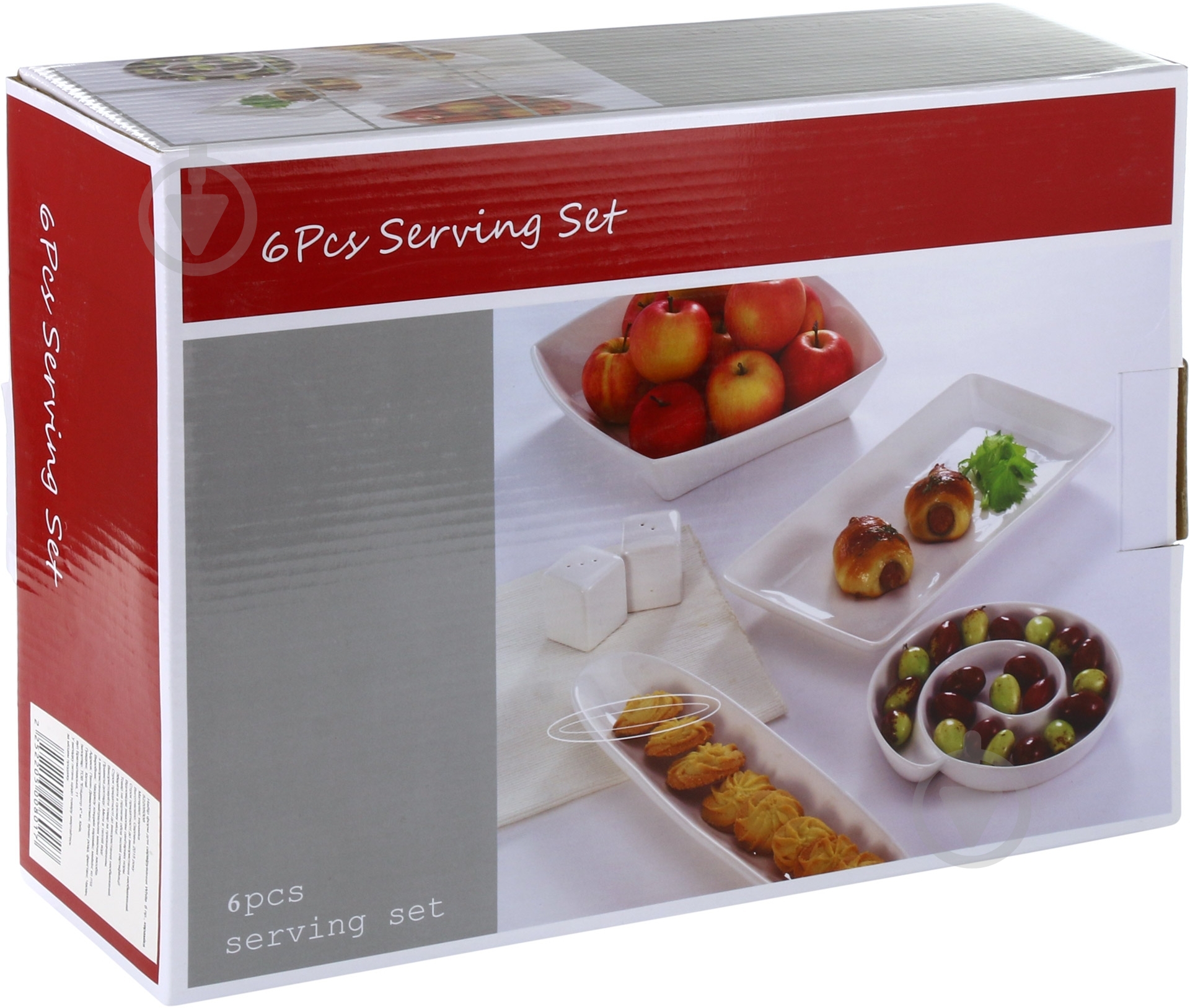 Набор форм для сервировки White 6 предметів - фото 12