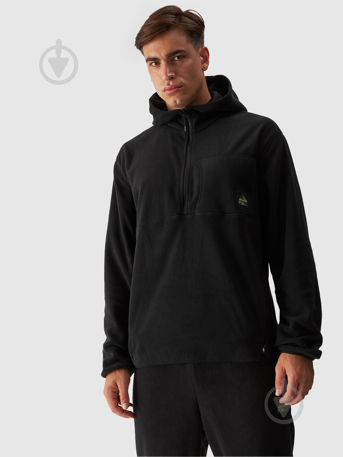 Джемпер 4F FLEECE M252 4FWAW24TFLEM252-20S р.L чорний - фото 1