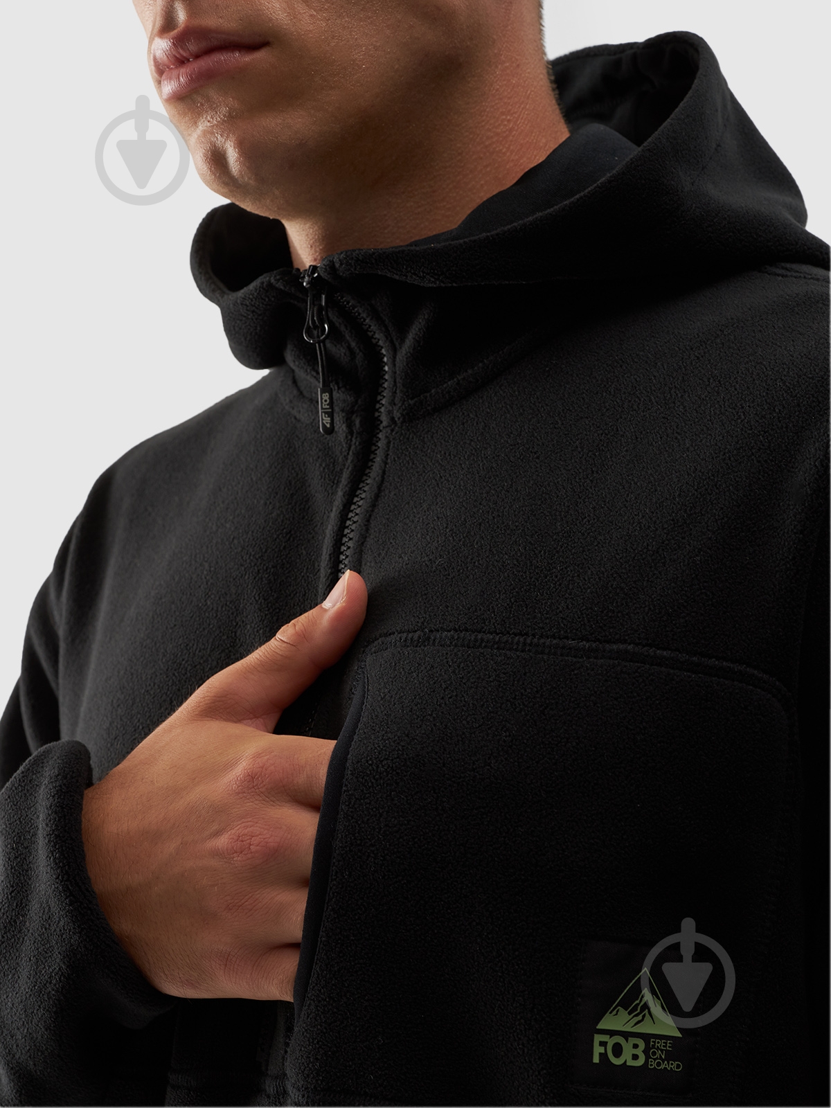 Джемпер 4F FLEECE M252 4FWAW24TFLEM252-20S р.L чорний - фото 4
