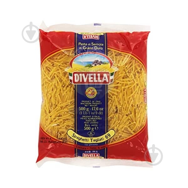 Макароны Divella Spaghetti tagliati (500г) - фото 1