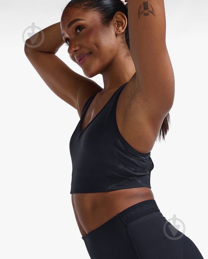 Бра 2XU Motion Racerback Bra WR6998a_BLK/BLK р.XS чорний - фото 4