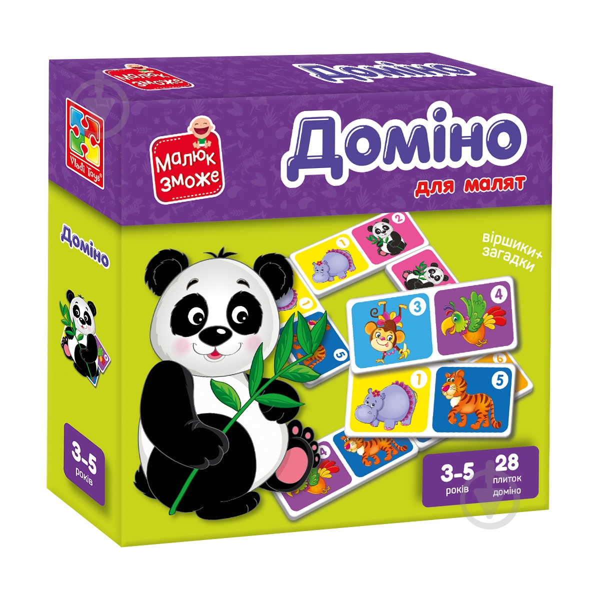 Игра настольная Vladi Toys Домино Зоопарк VT2100-07 - фото 1 Игра настольная Vladi Toys Домино Зоопарк VT2100-07 - фото 1