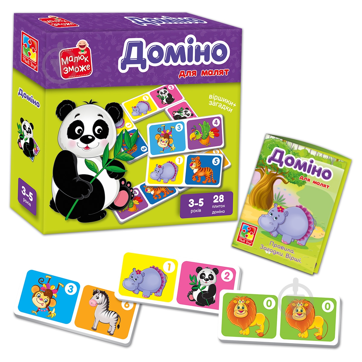 Игра настольная Vladi Toys Домино Зоопарк VT2100-07 - фото 2 Игра настольная Vladi Toys Домино Зоопарк VT2100-07 - фото 2