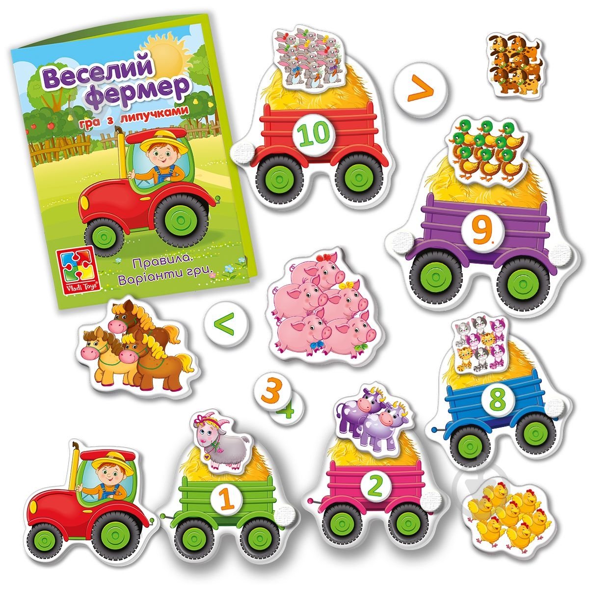 Гра настільна Vladi Toys з липучками Веселий фермер VT2100-13 - фото 2