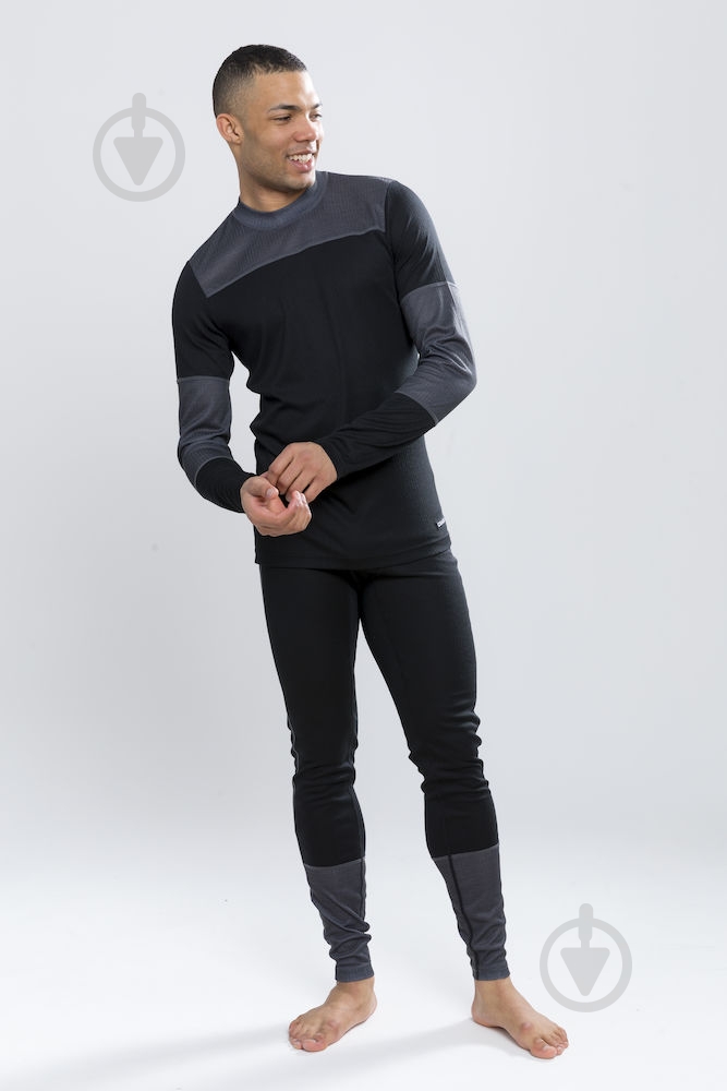 Комплект термобелья Craft Baselayer Set Man 1905332-999975 р.2XL черный - фото 2