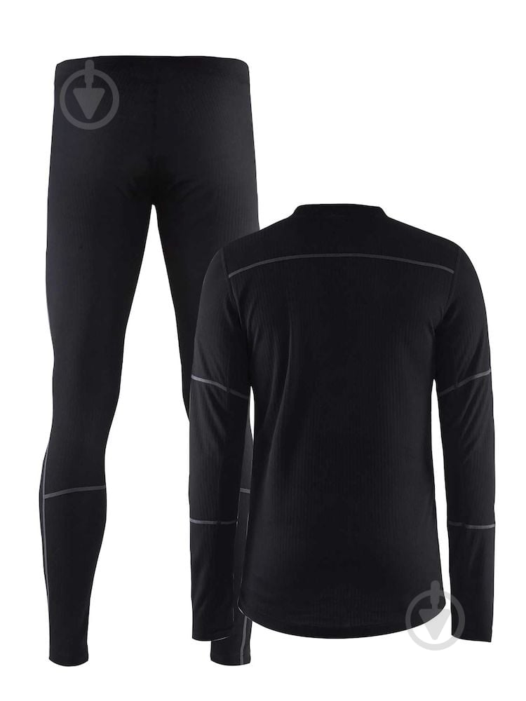 Комплект термобелья Craft Baselayer Set Man 1905332-999985 р.S черный - фото 2
