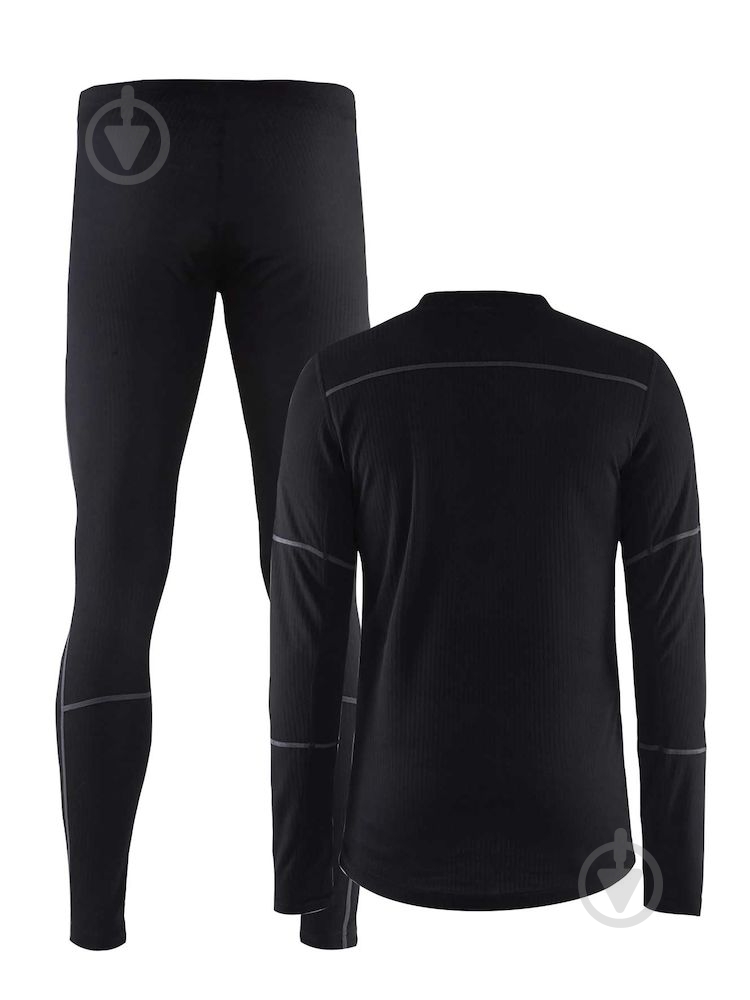 Комплект термобелья Craft Baselayer Set Man 1905332-999985 р.XL черный - фото 2