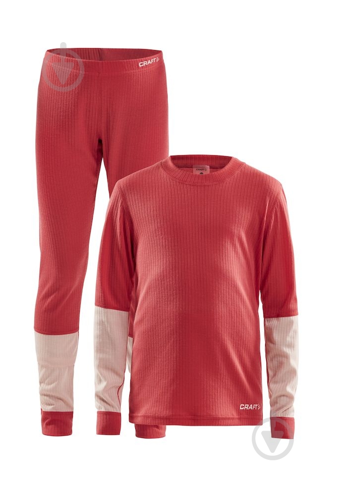 Комплект термобелья Craft Baselayer Set Junior 1905355-481704 р.110/116 розовый - фото 8