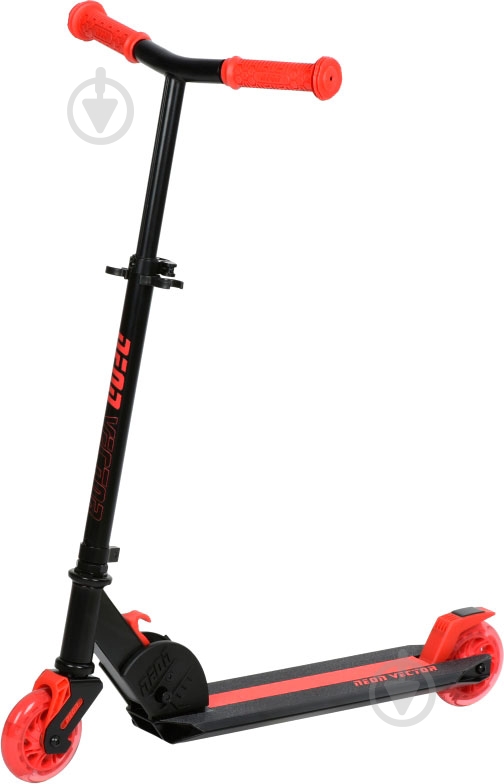 Самокат Neon Vector красный N100906 - фото 1 Самокат Neon Vector красный N100906 - фото 1