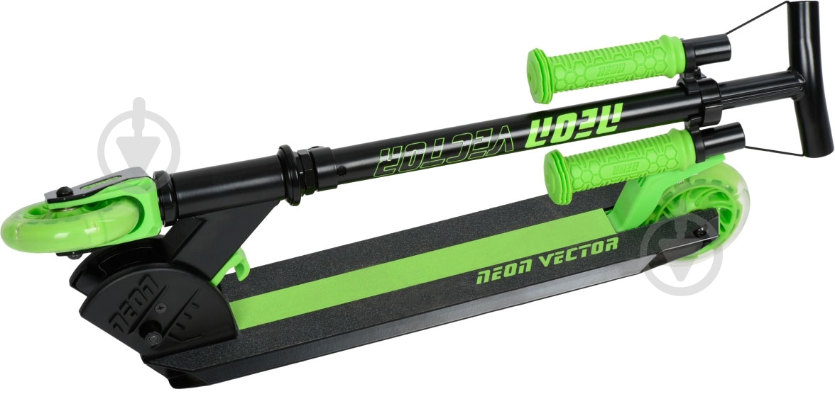 Самокат Neon Vector салатовый N100907 - фото 3 Самокат Neon Vector салатовый N100907 - фото 3