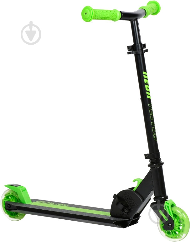 Самокат Neon Vector салатовый N100907 - фото 2 Самокат Neon Vector салатовый N100907 - фото 2