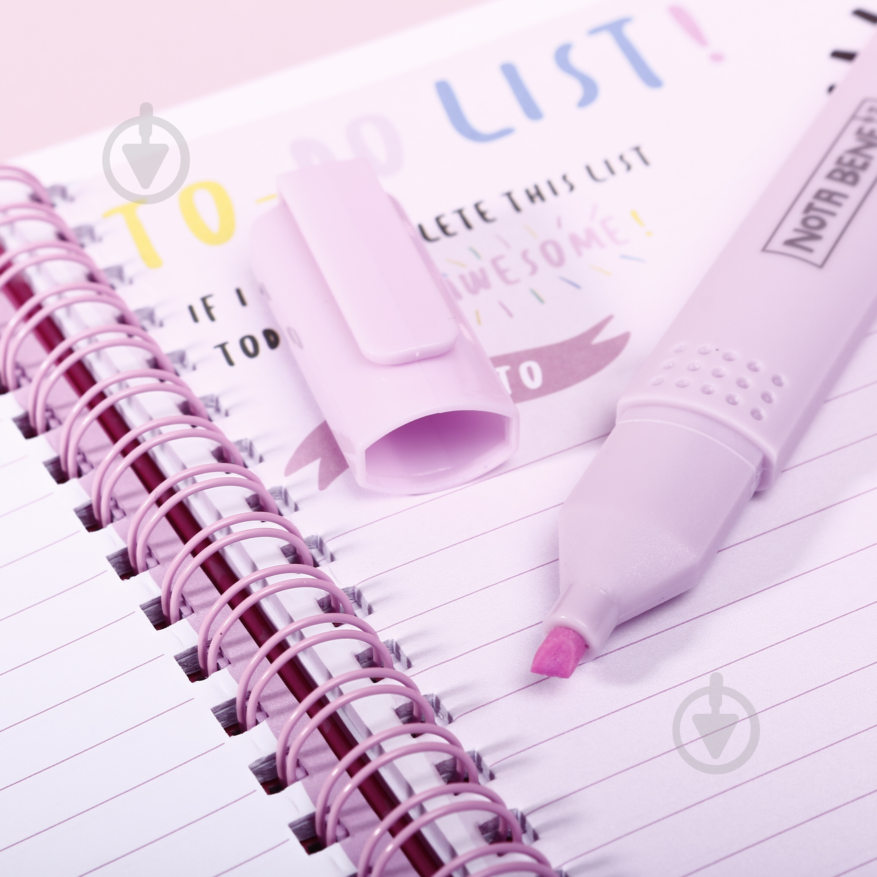 Маркер текстовий Nota Bene Pastel пурпуровий - фото 8