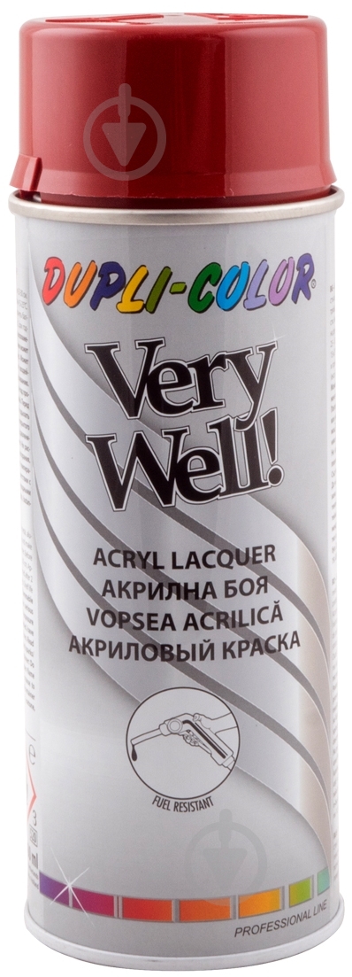 Эмаль аэрозольная Dupli-Color Very Well RAL 3011 коричнево-красный глянец 400 мл - фото 1