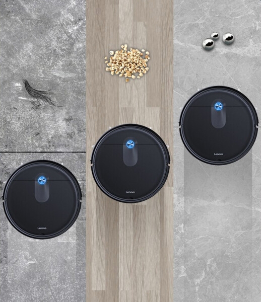 Робот-пилосос Lenovo E2 Pro Inertial Navigation UVC black - фото 4 Робот-пилосос Lenovo E2 Pro Inertial Navigation UVC black - фото 4