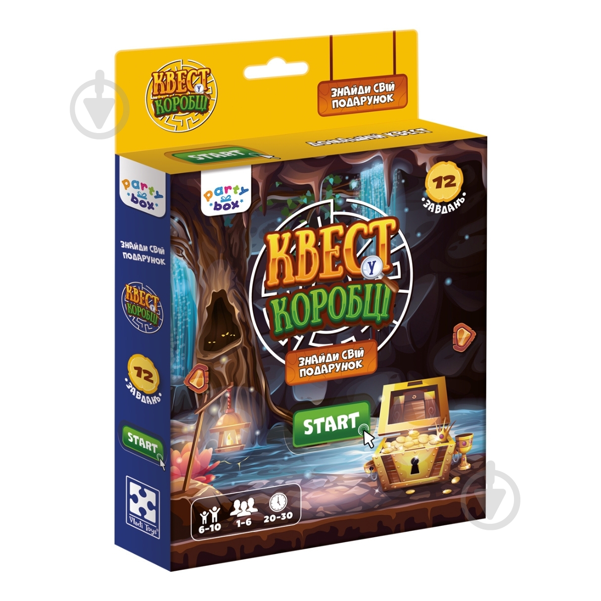 Гра настільна Vladi Toys розважальна Квест у коробці Відеогра VT5902-03 - фото 1