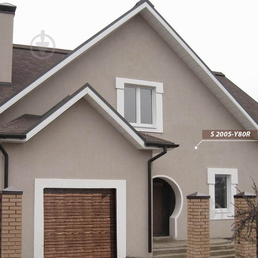 Рельєфна фарба структурна Feidal Fassad-Relief economic мат білий 10 л - фото 10