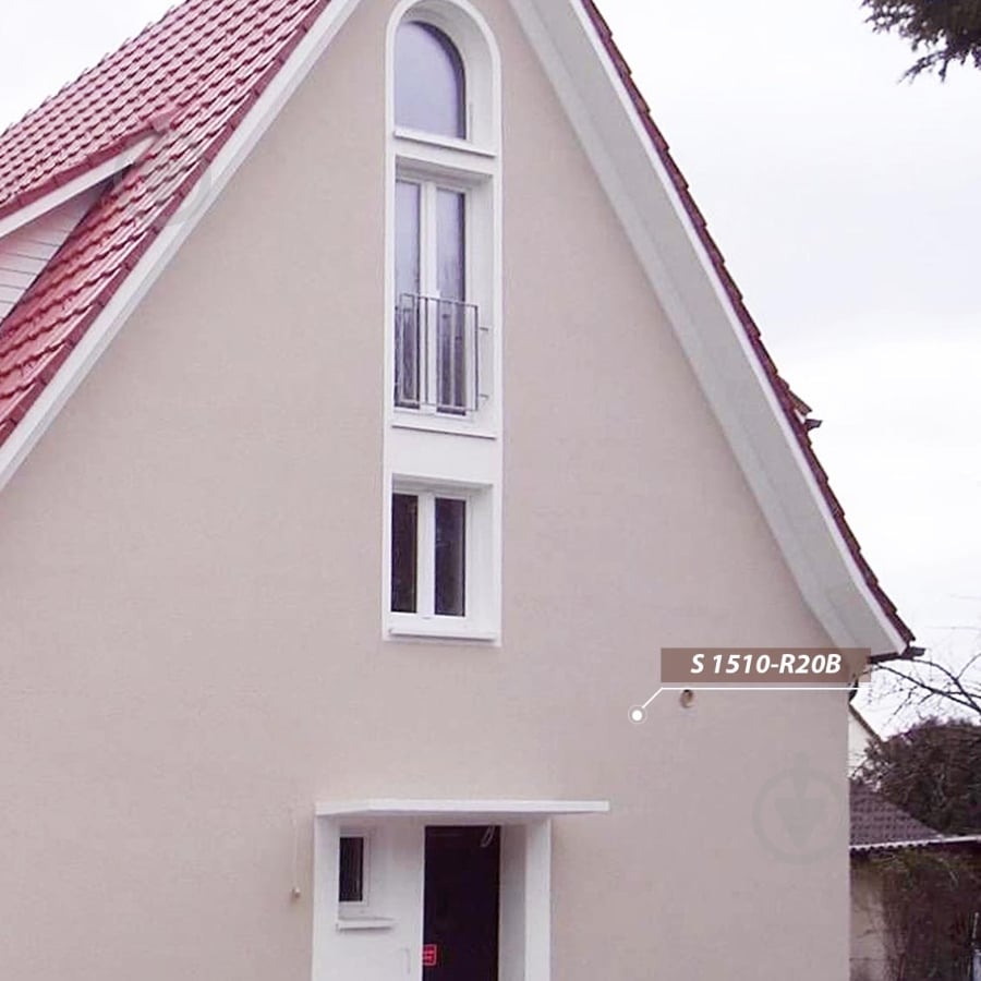 Рельєфна фарба структурна Feidal Fassad-Relief economic мат білий 10 л - фото 14