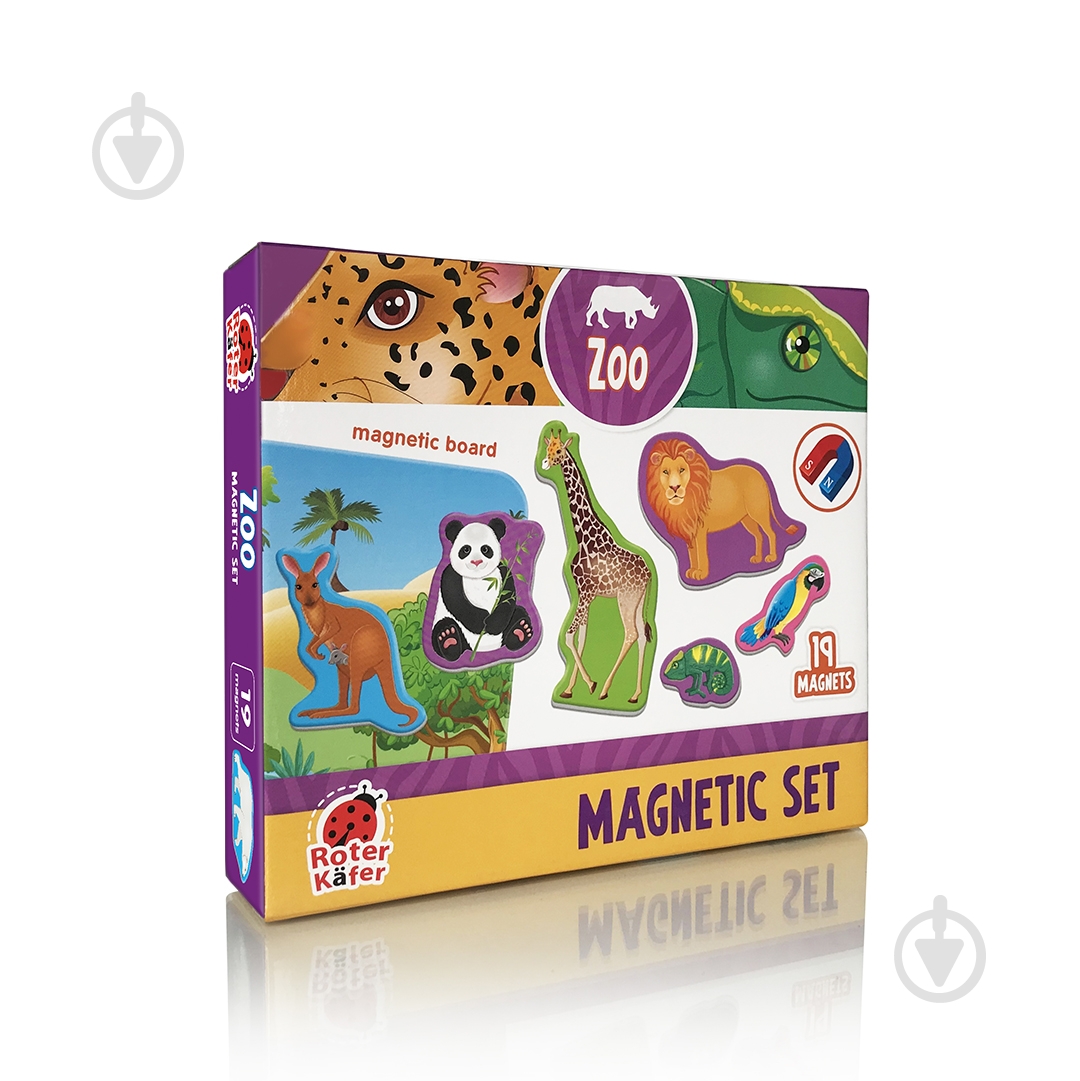 Игра настольная Roter Kafer магнитная Зоопарк RK2090-02 - фото 1