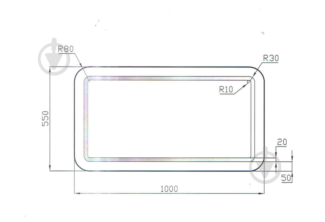 Зеркало ЮВЕНТА Arizona-100 - фото 5