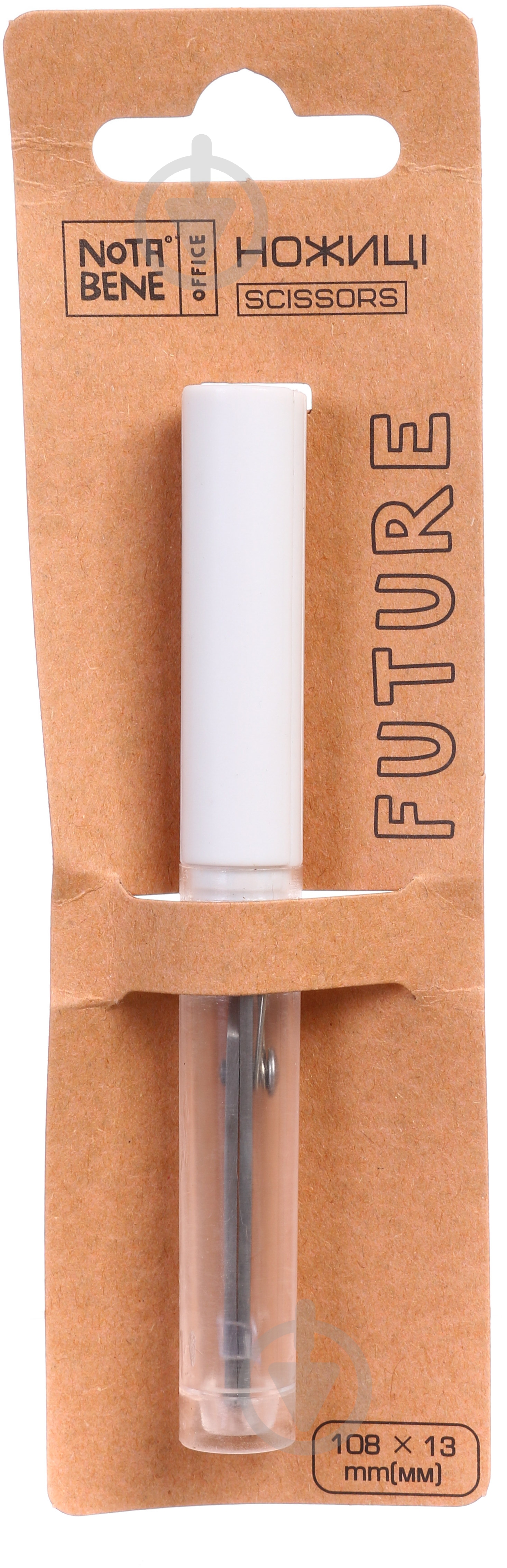 Ножницы Future 108х13 мм белый Nota Bene - фото 5