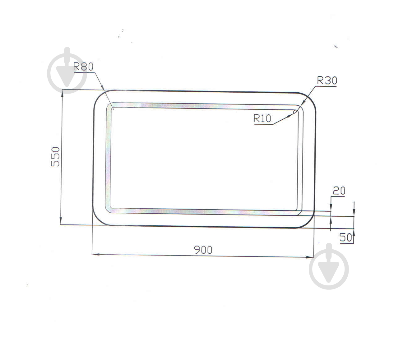Зеркало ЮВЕНТА Arizona-90 - фото 5