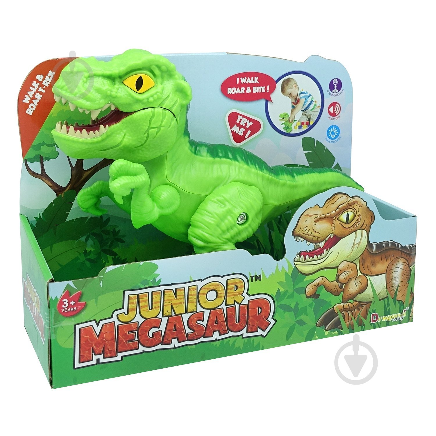 Игрушка Dragon-I Джуниор Мегазавр Моя первая прогулка T-Rex в ассортименте 16953 - фото 5 Игрушка Dragon-I Джуниор Мегазавр Моя первая прогулка T-Rex в ассортименте 16953 - фото 5