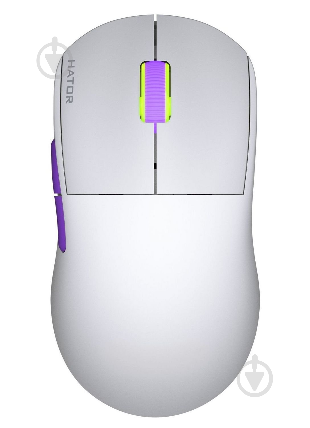 Мышка беспроводная Hator Quasar 2 Ultra 4K Wireless white/lilac (HTM571WL) - фото 2