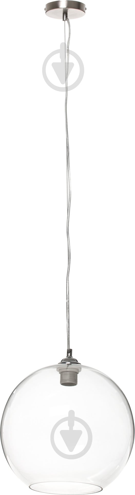 Подвес Versan PRIMAVERA 1x60 Вт E27 серебристый со стеклом 70022-P/WHITE - фото 2