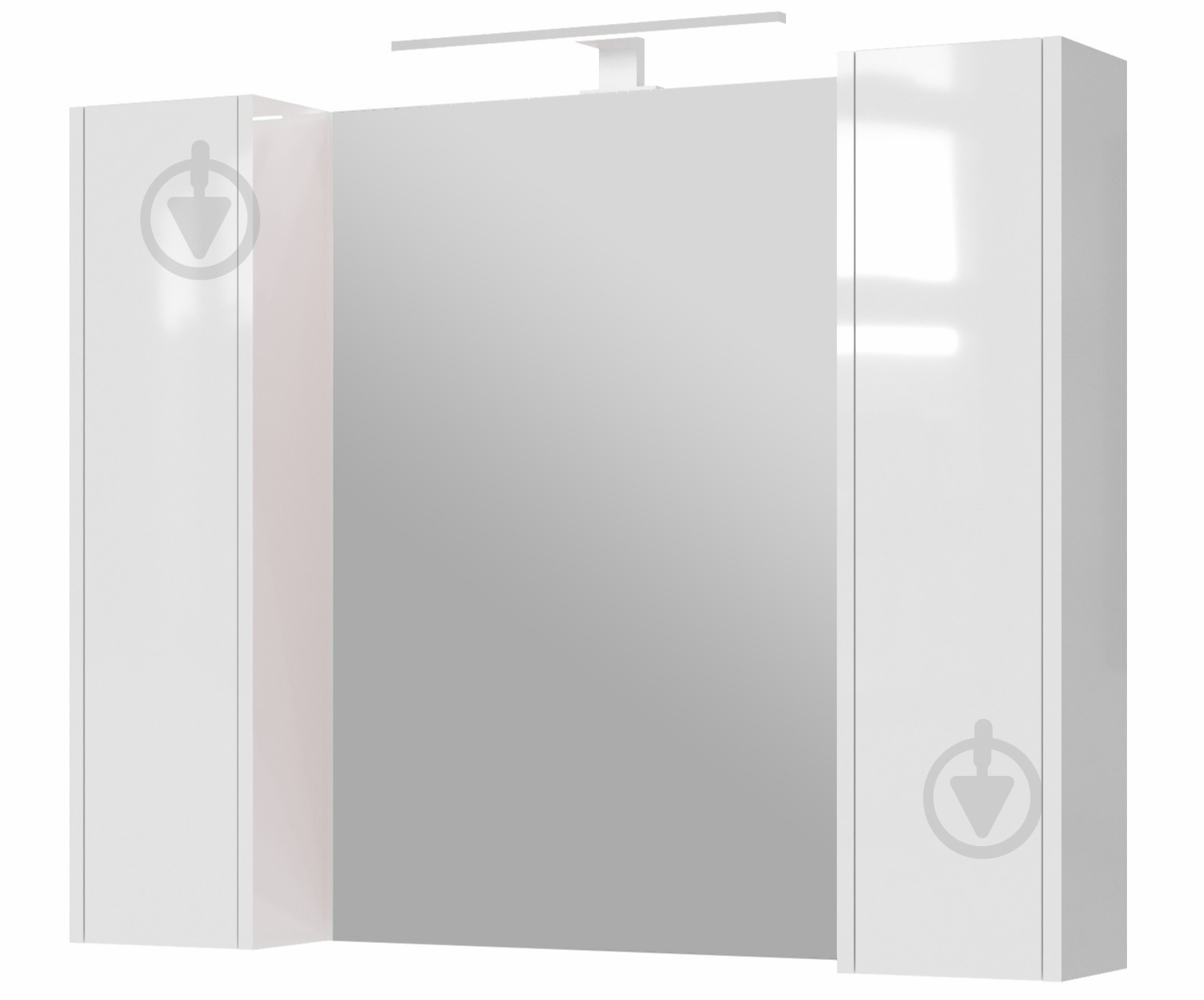 Зеркальный шкаф ЮВЕНТА Bronx - 100 белый - фото 1