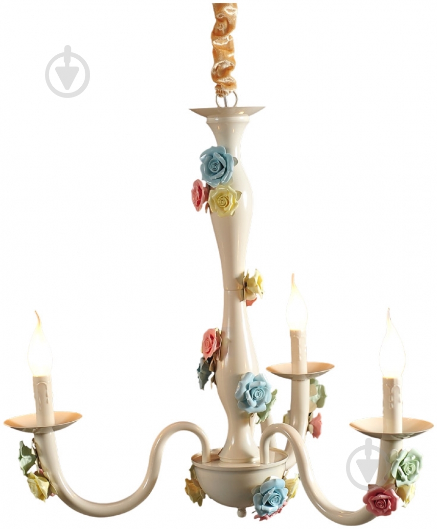 Люстра підвісна Versan PRIMAVERA 3xE14 бежевий 70022-3/BEIGE - фото 1
