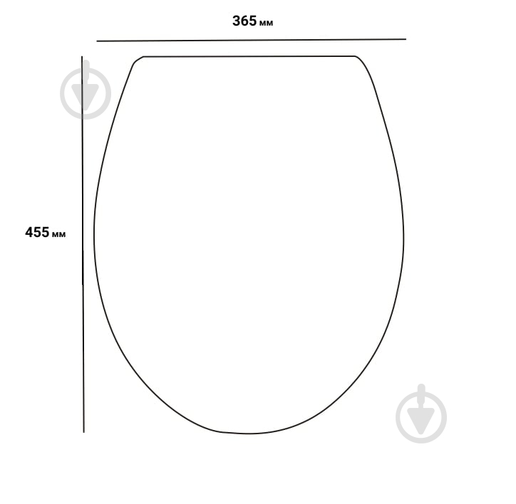 Сиденье для унитаза Rapal Provence 173 3D-дизайн дюропласт - фото 5