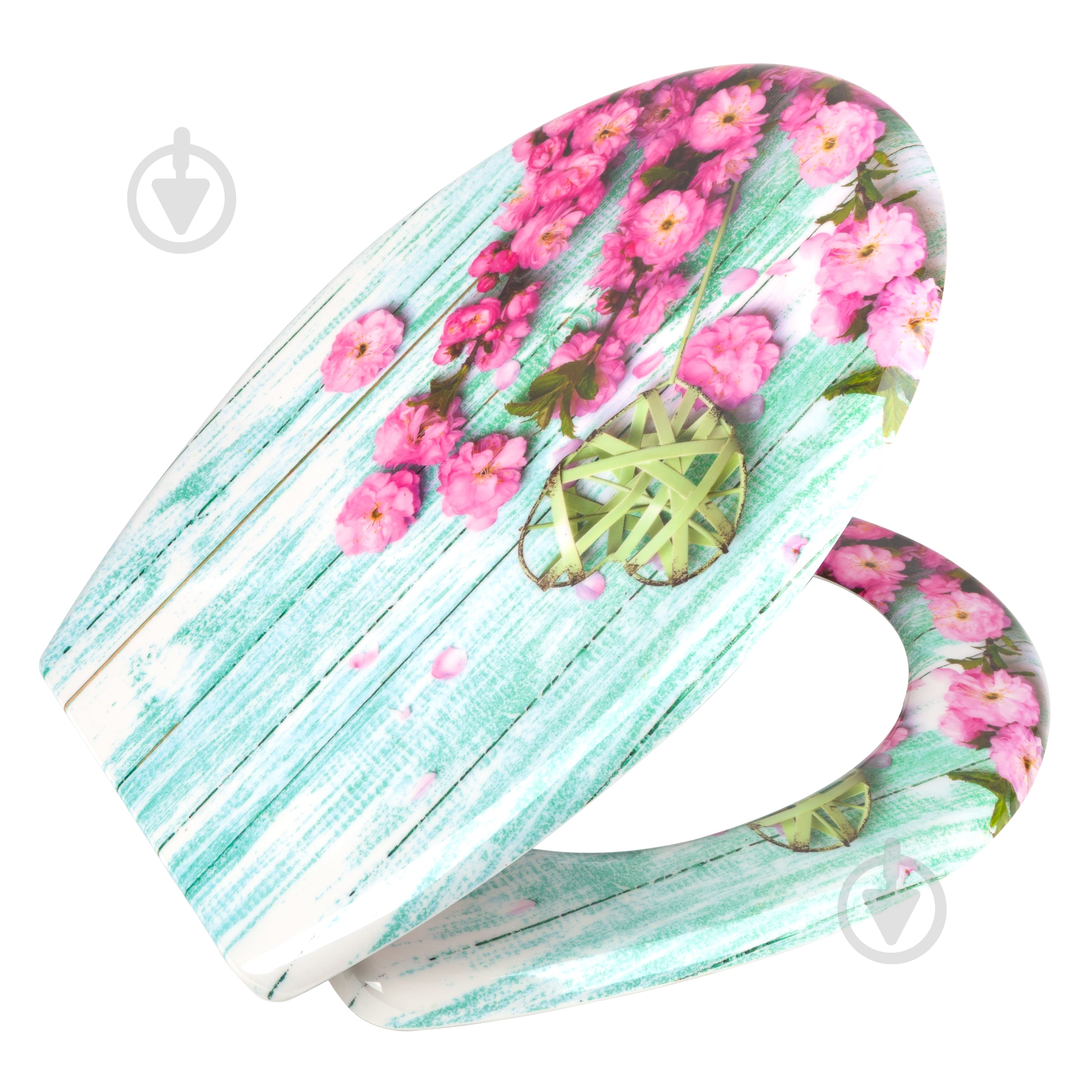 Сиденье для унитаза Rapal Provence 173 3D-дизайн дюропласт - фото 1