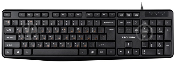Клавиатура PrologiX (PLK-K120) black - фото 1 Клавиатура PrologiX (PLK-K120) black - фото 1