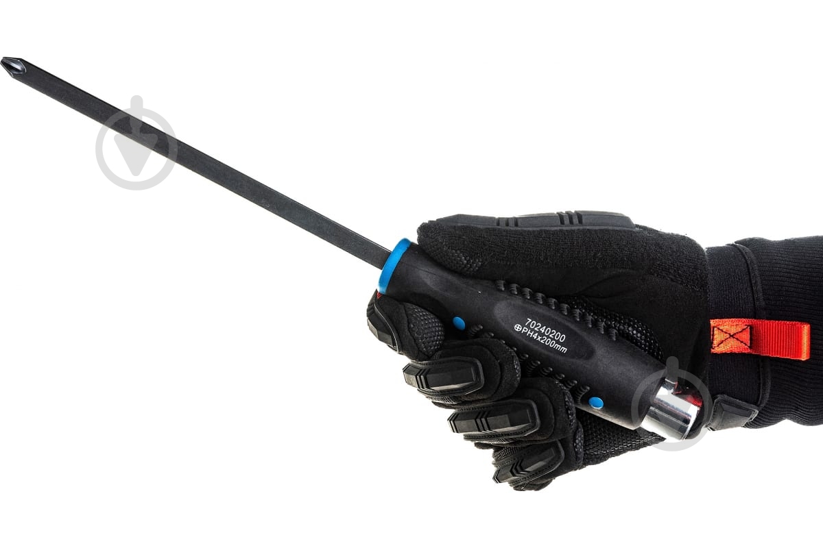 Отвертка Forsage крестовая силовая магнитная ''Profi''S2 PH4.0х200мм, на пластиковом держателе F-70240200 - фото 7 Отвертка Forsage крестовая силовая магнитная ''Profi''S2 PH4.0х200мм, на пластиковом держателе F-70240200 - фото 7